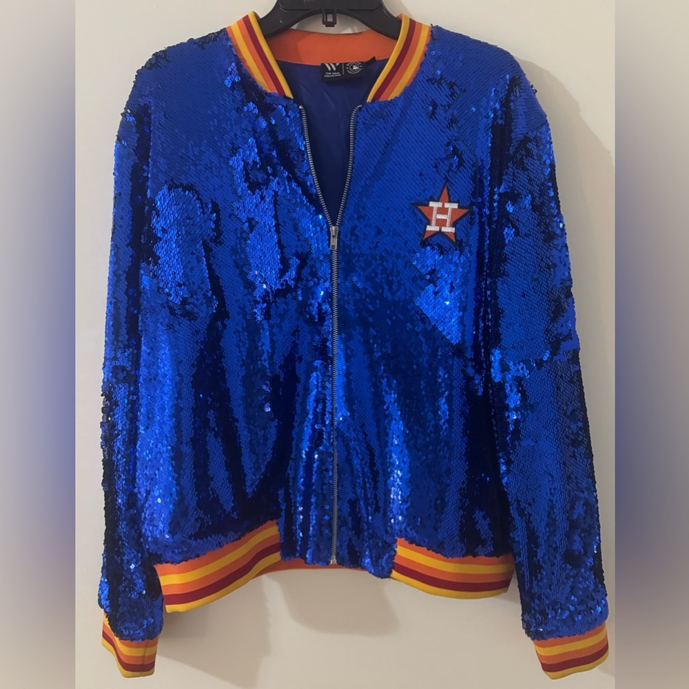 Sequin Houston Astros Jacket 2XL